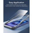 thumbnail image 4 of for iPhone 16 Pro Max Case, Compatible with MagSafe, Shockproof Military-Grade Protection, Magnetic Phone Case for iPhone 16 Pro Max, Classic Hybrid Case (HaloLock), Clear,Frosted Blue Set, 4 of 5