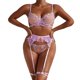 thumbnail image 1 of Gibobby Conjunto ropa interior mujer Ropa Interior Divertida para Mujer, Escote En V Profundo, Encaje Sexy, Vestido Transparente, Vestido para Conjuntos De Lencería(Morado, G), 1 of 5