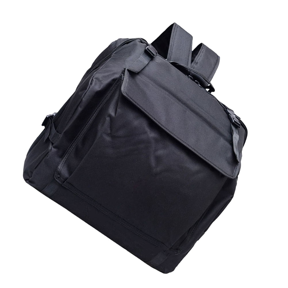 LULULION Musical Instrument Storage Portable Accordion Case Black 1Pcs