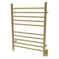 thumbnail image 1 of Amba Radiant Small 10 Bar Plug In Electric Bathroom Towel Warmer, Satin Brass, 1 of 7