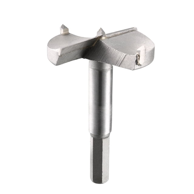 Broca Forstner de vástago redondo con punta de carburo de 53mm de Uxcell