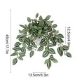 thumbnail image 3 of Large Bouquet Pothos Green Leaf Vine with Pot - Artificial Trailing Plant for Home Garden Landscaping, Perfect for Indoor Outdoor Decor (F), 3 of 6