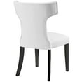 thumbnail image 5 of Modern Contemporary Urban Design Kitchen Room Dining Side Chair ( Set of Two), White, Faux Leather, 5 of 5