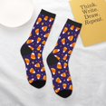 thumbnail image 4 of Uemuo Candy Corn (2) Printed Kids Boys Socks Seamless Crew Socks Crazy Funny Athletic Sport Socks for Children, 4 of 6