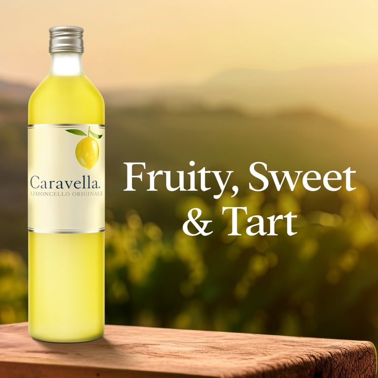 Caravella Limoncello Lemon Liqueur, 750ml, 56 Proof, Traditionally