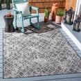 thumbnail image 2 of SAFAVIEH Courtyard Kerry Geometric Indoor/Outdoor Area Rug, Black/Grey, 5'5" x 7'7", 2 of 8