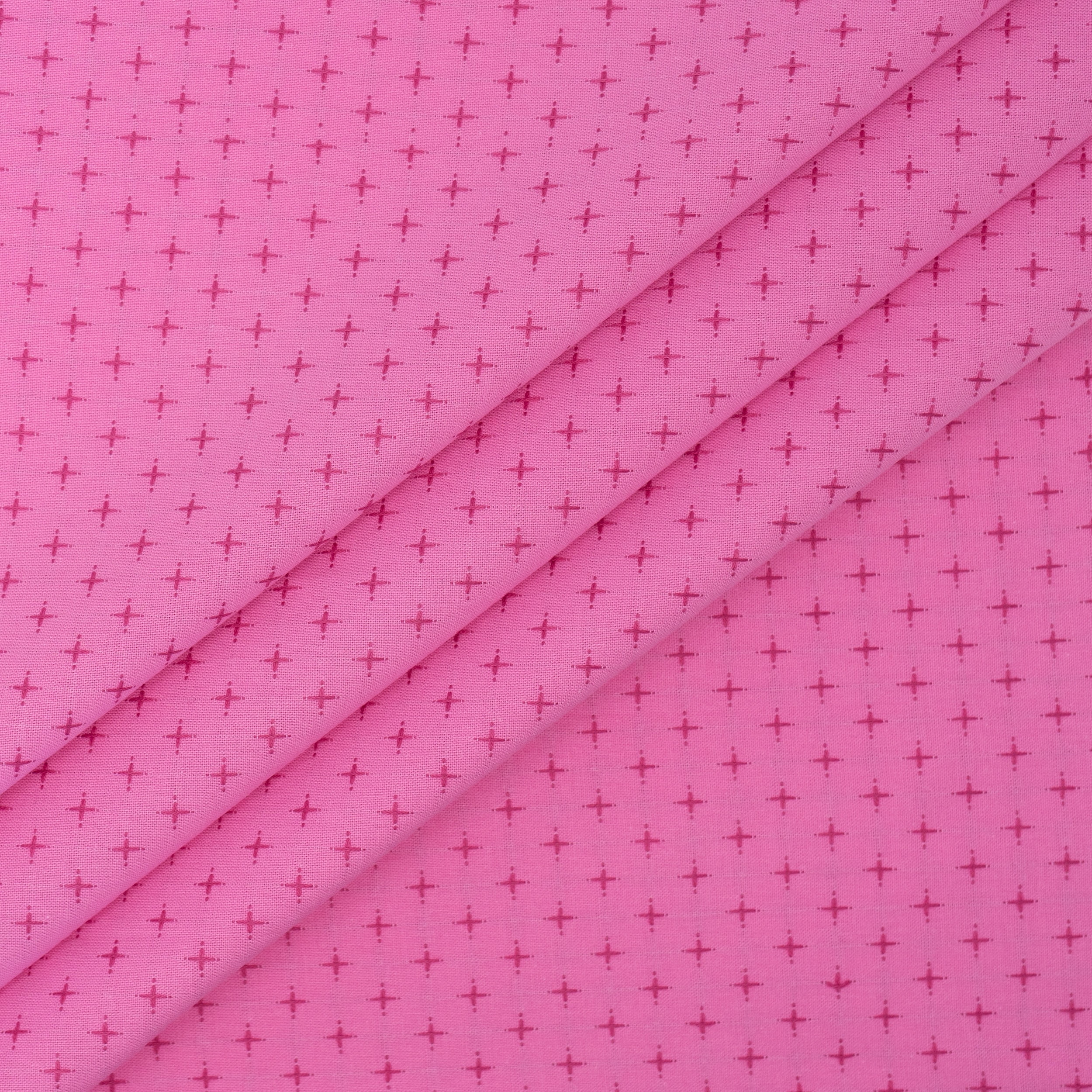 Singer Fabric, 100% Cotton, Sewing & Crafting, 44" Wide, Embroidery Fabric, Pink, Cut by Yard
