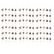 thumbnail image 1 of 90 PúAs Rojas de Cono de Pino y Bayas de Navidad con Ramas de Acebo para Decoración Floral NavideñA, Manualidades Florales, 1 of 5