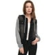 thumbnail image 4 of Día de San Patricio Chaqueta Vaquera Con Capucha Y Cordones En Capas Para Mujer Con Bolsillos Negro XXX-Large, 4 of 5