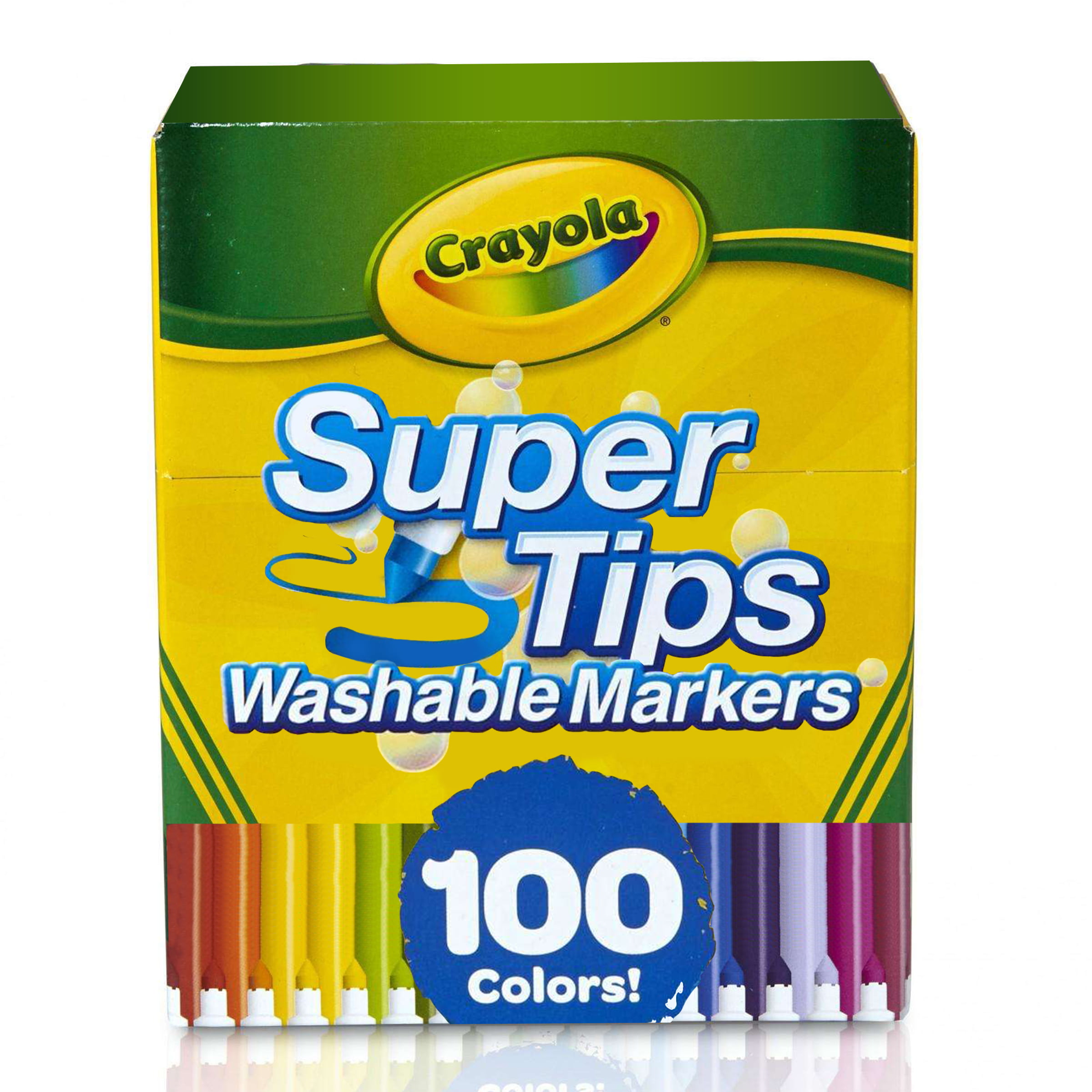Crayola Super Tips Washable Markers T Ages 3 100 Count