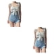 thumbnail image 4 of Greeniant Manténgase seguro y con estilo Vestido de color sólido sin mangas para mujeres turistas Modificar la cintura Diseño clásico Azul claro L, 1 2Conjunto, 4 of 6