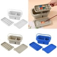 thumbnail image 3 of YongCo Paint Brush Washer Bucket 3 in 1 Art Brush Cleaner Washing Pots Art Pen Wash Barrels Tub with Lid Palettes Brush Holder, 3 of 19