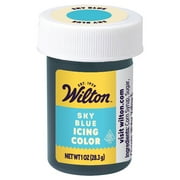 Wilton Sky Blue Food Coloring Edible Gel for Baking & Cake Decorating No Taste 1 oz.