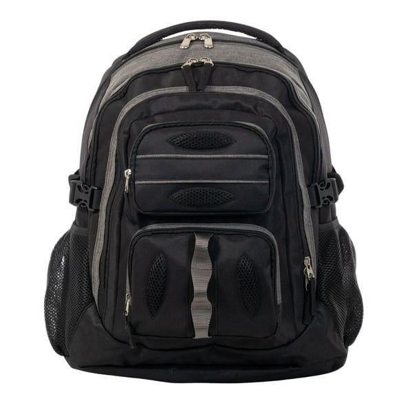 Jetstream Back Pack, School Backpack, Black & Grey Laptop Backpack