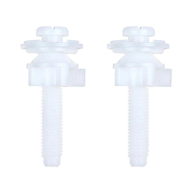 2pcs/set Essential Toilet Hardware Kits Secure & Durable Toilet Hinge Screws Handy Toilet Fixings Set Toilet Repair Kits