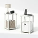 thumbnail image 5 of Mesita de noche Furinno Simplistic Compact White, juego de 2, 5 of 7