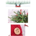 thumbnail image 3 of Colgante de Navidad, decoración de árbol de Navidad, juguete portátil de tela hermosa, calcetines encantadores, adorno colgante de corazón Kits de decoración para fiestas Calcetín navideño Billuyoard HA070525-01, 3 of 6