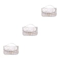 thumbnail image 2 of maskred Cosmetic Bag Convenient Multipurpose Storage Carry Handbag Carrying Pouch Holding Container Travel Makeup Organizer Type 7 3Set, 2 of 6