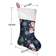 thumbnail image 5 of Christmas Stockings,Dark Blue Christmas Santa Pattern Stockings Christmas,14.8'' Xmas Stockings,Christmas Party Favors,Christmas Party Decorations,Christmas Stockings Personalized, 5 of 5