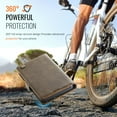 thumbnail image 3 of TOWOND iPhone 15 Case Magnetic Wallet Phone Case Protective Leather Case with Card Holder Function Shockproof Flip Case Brown, 3 of 8