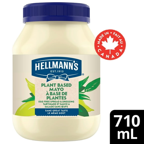 Hellmann's Egg Free Dressing & Sandwich Spread for vegan burgers and salads Plant Based 710 ml, 710 mL Dressing & Spread