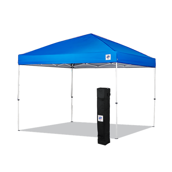 NEW E-Z Up® Envoy™ Instant Shelter Outdoor Canopy, 10 by 10', Royal Blue, Assembly Width 120" W