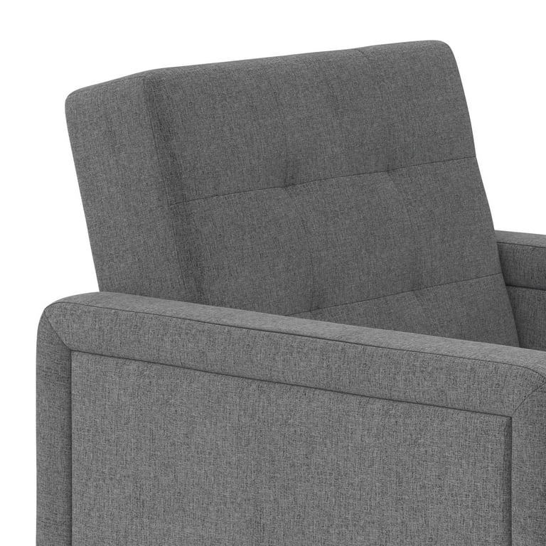 Better Homes Gardens Porter Chair Gray Linen Walmart