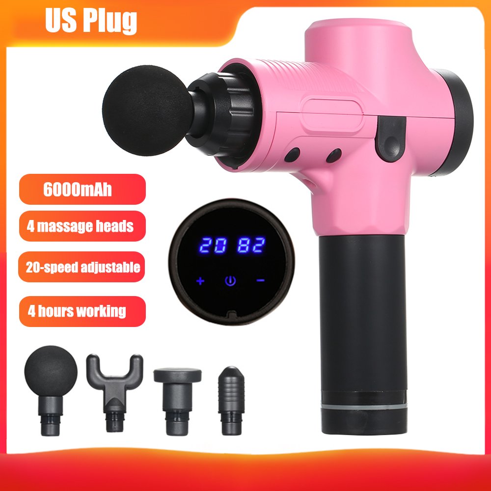 12V Electric Muscle Massager Portable Percussive Vibrating Powerful Massage Handheld Deep Tissue