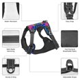 thumbnail image 3 of Naloa Bright Turtles Pet Harness Vest with Traction Rope, Adjustable No-Choke Dog Vest for Outdoor, Walking - Small, 3 of 4
