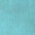 thumbnail image 1 of Ahgly Company Indoor Square Solid Light Blue Modern Area Rugs, 7' Square, 1 of 4