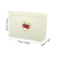 thumbnail image 2 of 1 Pc Bolsa de Maquillaje en Forma de Corazón para Mujeres, Duradera, para Vacaciones, Camping, Gimnasio, Viajes, Beige, Amarillo, Poliéster, 2 of 3