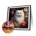 thumbnail image 2 of Cuadros Decorativos 5D bricolaje taladro redondo completo diamante pintura gato Kit decoración del hogar arte artesanía Wdftyju de costura negro 4 estilos, 2 of 8