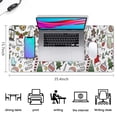 thumbnail image 5 of Long Mouse Pads for Desk,Multicolor Christmas Pattern Desk Mats on Top Of Desks, Desk Mouse Pad Extra Large with 3mm Non-Slip Base and Stitched Edge for Gaming,Office,Work,Home 35.4x15.7in, 5 of 5