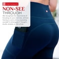 thumbnail image 4 of High Waist Workout Leggings for Tummy Support, Side Pockets, Breathable, Stretchy, Squat-Proof Leggings for Women, 4 of 13