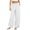 White plus size wide leg pants a1, variant on Bzdzmqm Women's Plus Size Wide Leg Elastic Waist Flowy Pants Summer Casual Lounge Solid Long Trousers Beach Workout, Red 3XL