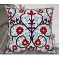 thumbnail image 2 of Vargottam 2 Pcs DecorativeEmbroideredBoho Pillow Cover , HandmadeCushionCoversBohemianThrow Pillows withStencil Patternsand Invisible Zipper - Square 18x18 Pillow Cover, 2 of 7