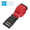 thumbnail image 2 of Unique Bargains 1m Length with Quick Release Buckle Luggage Straps, Red, 2 of 5