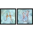 thumbnail image 1 of Great Art Now Marine Love Seadragons & Seahorses by Cora Niele, 2 Piece Framed Art Set Each 13"W x 13"H, 1 of 3