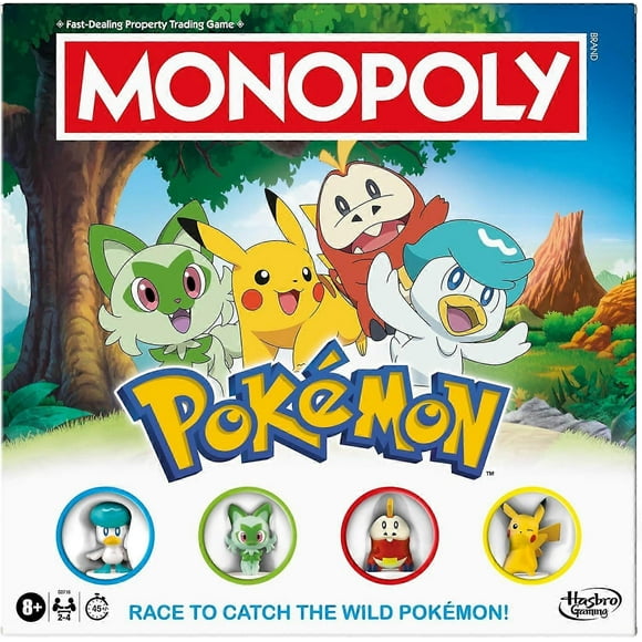 Monopoly - Pokemon Edition Board Game