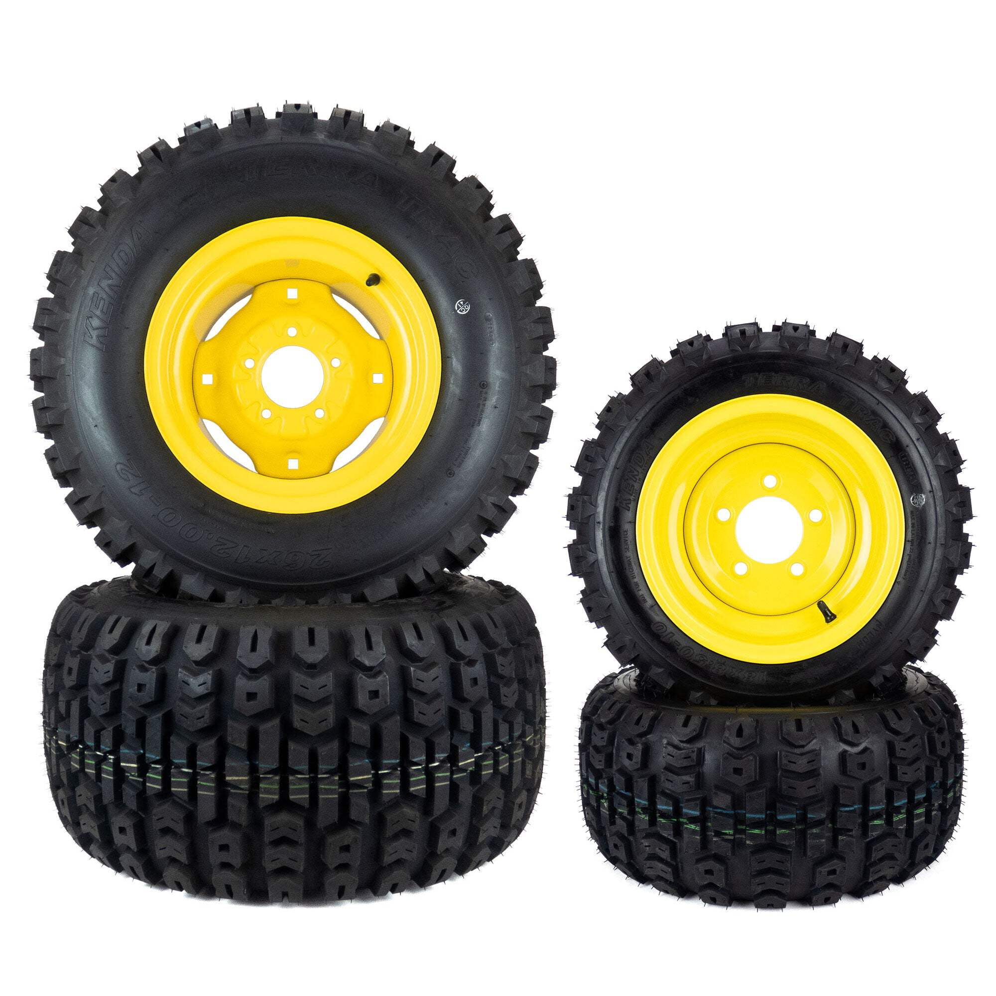 【threetimes】25HS★ (225~260) Della V Mule 4) Versa Turf Tire Assm 26x12.00-12 18x8.50-10 John Deere
