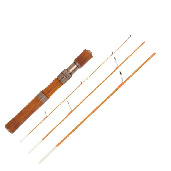 Ultralight Fishing Rod Carbon Fiber  Lure Pole Bait 1.5-9G Line Wood Handle Fast Trout Fishing Rods  Rod