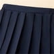 thumbnail image 4 of Odeerbi Niñas 3 Piezas Preppy Vestido de Manga Corta Camisa de Vestido A Rayas y Falda Plisada Conjunto de Uniforme Escolar Con Corbata, 4 of 7