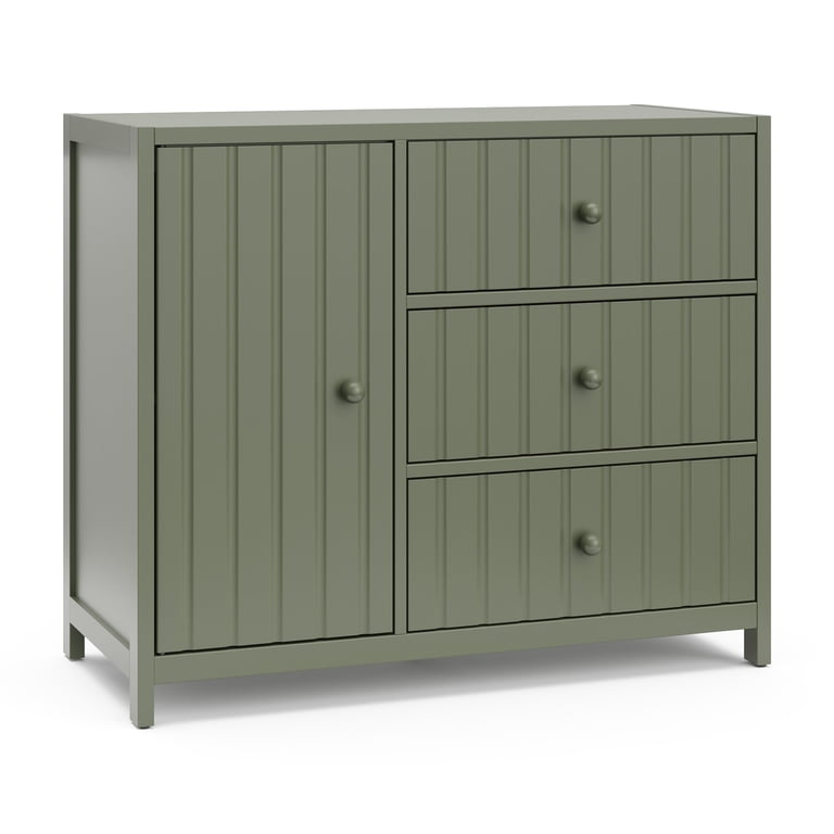 Graco Teddi 3 Drawer Nursery Combo Dresser, Olive - Walmart.com