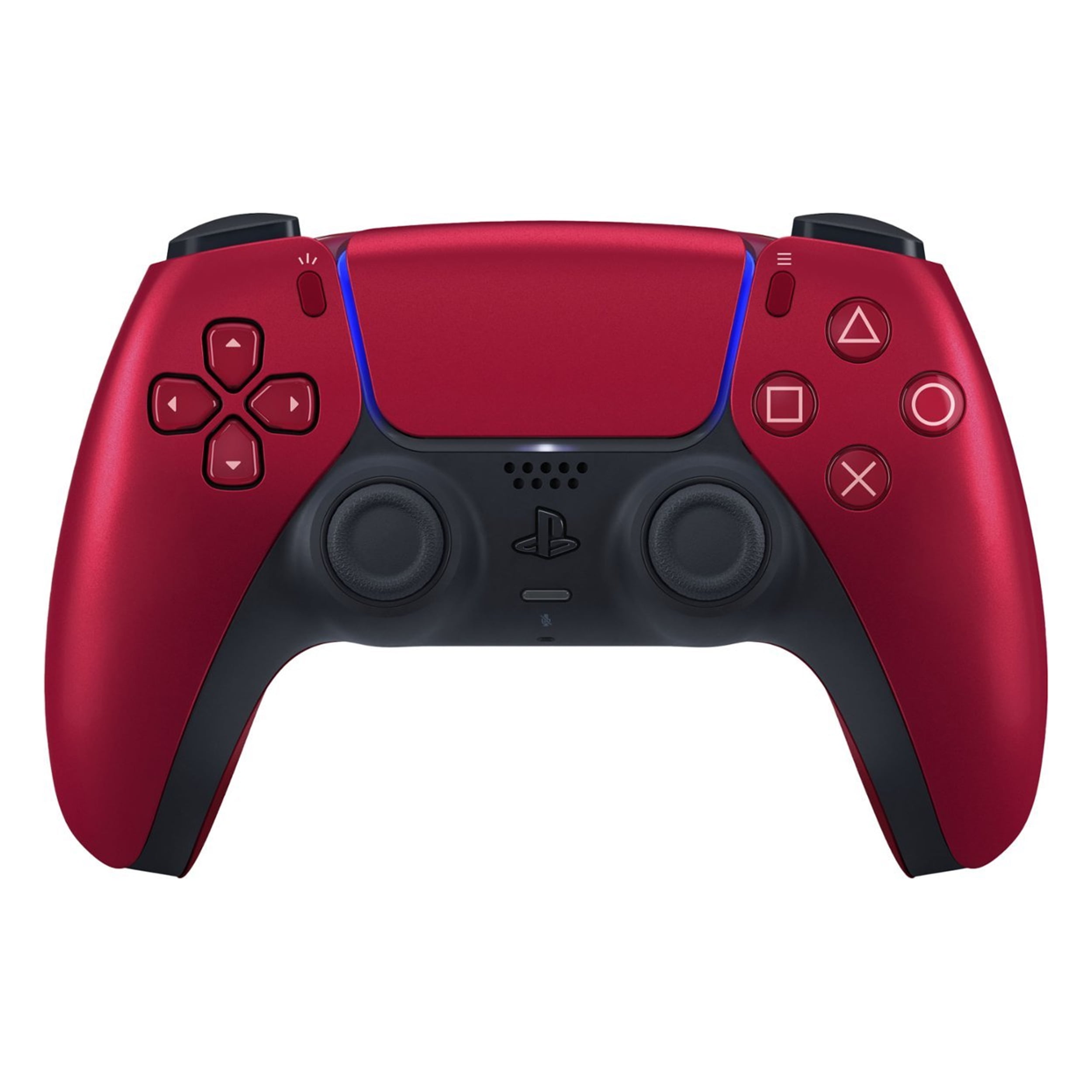 DualSense Controller in Volcanic Red with Charging Dock