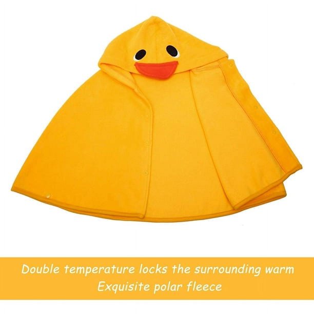 Baby Frog Niño con capucha Asiento de coche Poncho Capa Capa Abrigo de lana Capa de cubierta de rana para niños Abrigo de asiento de automóvil Poncho Capa con capucha para niños pequeños Poncho Abrigo de asiento de automóvil Chaqueta cortavientos de otoño e invierno brillar Electrónica