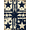 Black, Pattern 1, variant on ODIKA 4'x6' Machine Washable Non-Slip Area Rug, Distressed Black High Traffic Rug, Black, 1292556