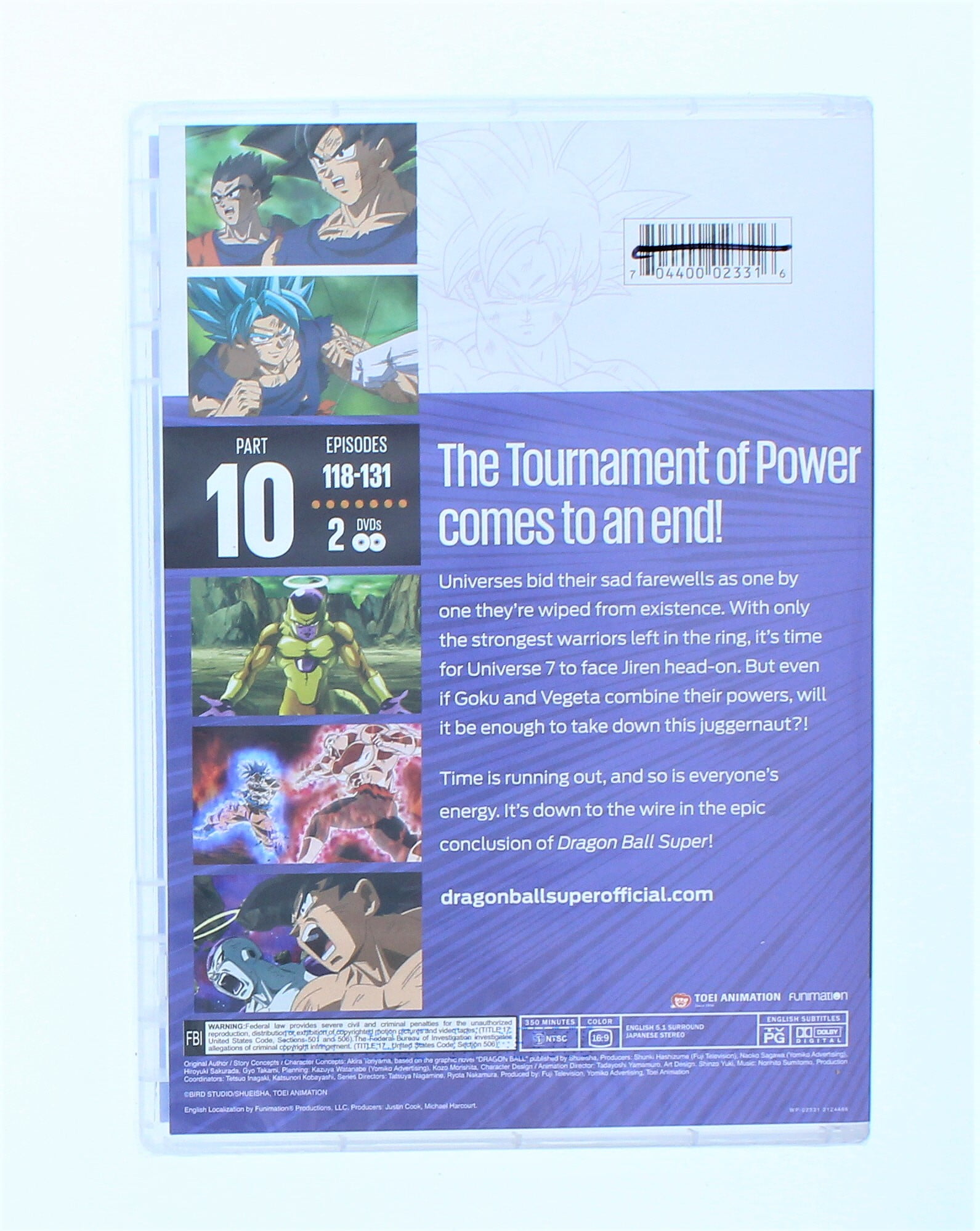 Dragon Ball Super: Part Ten (DVD), Funimation Prod, Anime