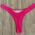 thumbnail image 5 of huanledash Swimming G-string Solid Color T-shaped Quick-drying Soft Bikini Panties for Daily Wear, 5 of 8