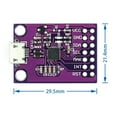 thumbnail image 5 of CP2112 Module CCS811 Debug Board USB to SMBus/I2C Communication Module USB to I2C Communication Module Fast, 5 of 5