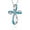 Style 2_Ribbon, variant on 925 Sterling Silver Turquoise Style Cross Necklace for Women, Vintage Southwestern Boho Pendant Jewelry Gift
